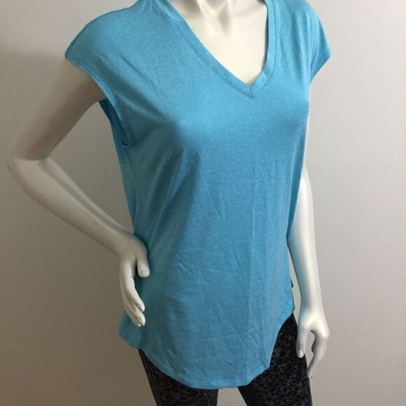 Marika Tek Dri-Wik mesh back VNeck Top! - Picture 1 of 5